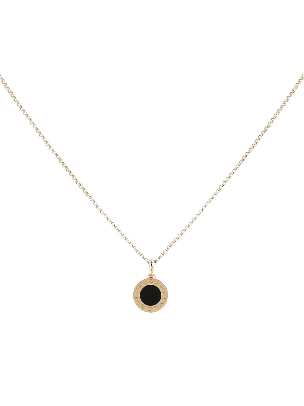 Bvlgari Pre-Owned 2020 onyx yellow gold pendant | dorado | Image 1