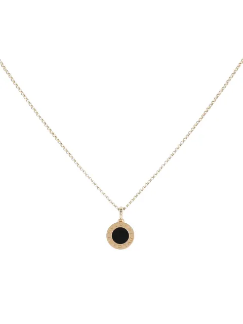 Bvlgari Pre-Owned 2020 onyx yellow gold pendant