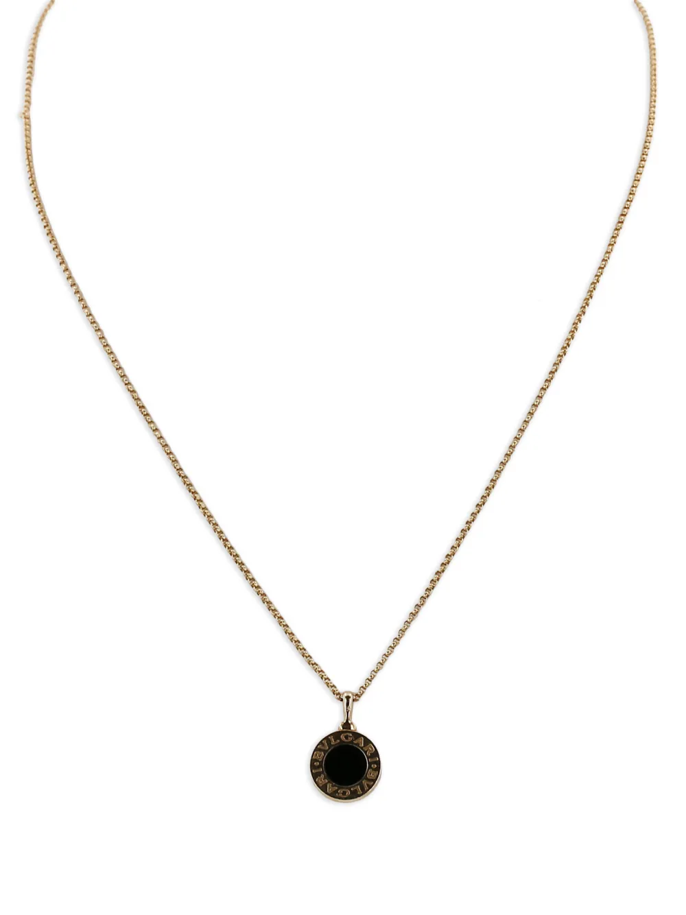 Bvlgari Pre-Owned pendentif en or jaune onyx (2020) | Homme | Image 2