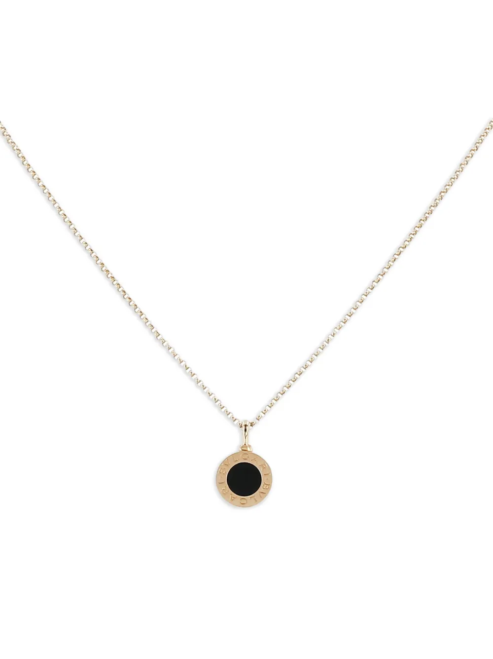Bvlgari Pre-Owned pendentif en or jaune onyx (2020) | or | Image 1