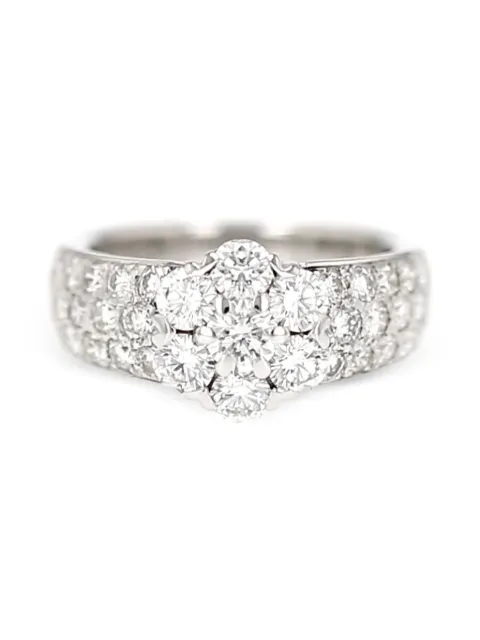 Van Cleef & Arpels Pre-Owned diamond flower ring