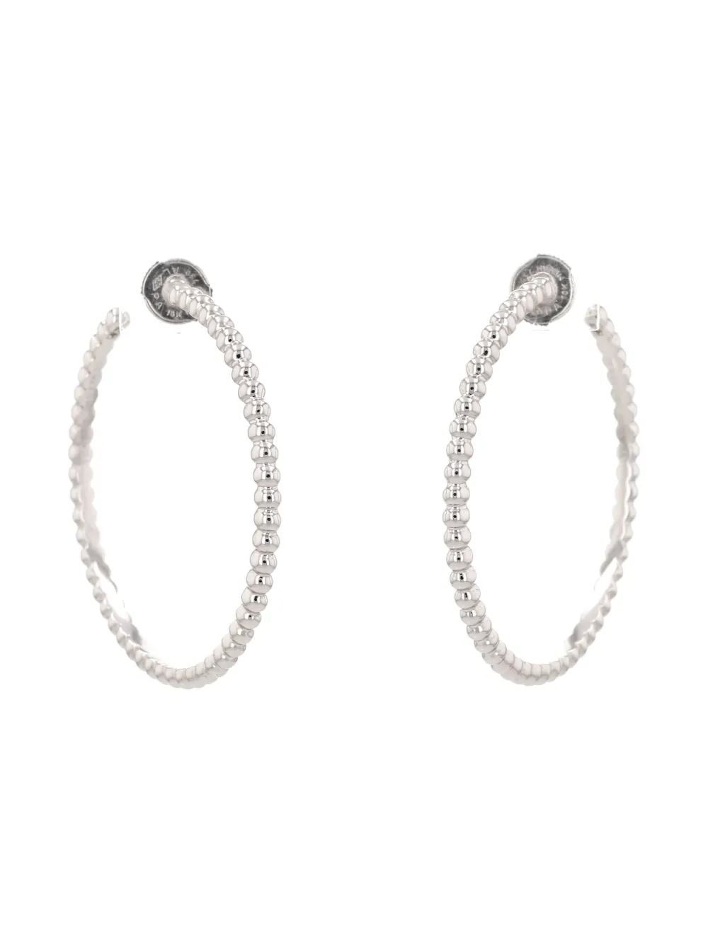 Van Cleef & Arpels 2010´s pearl hoop earrings - Argento