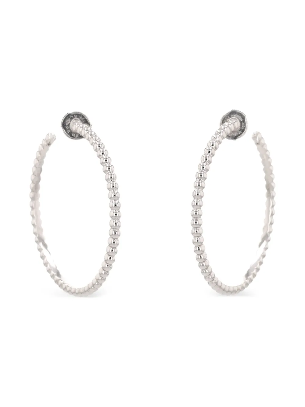 Van Cleef & Arpels 2010´s pearl hoop earrings - Argento