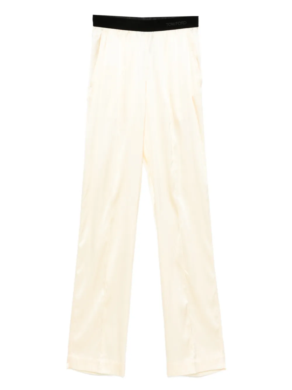 TOM FORD velvet-banded trousers - Giallo