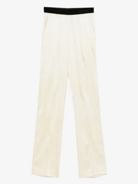 TOM FORD velvet-banded trousers