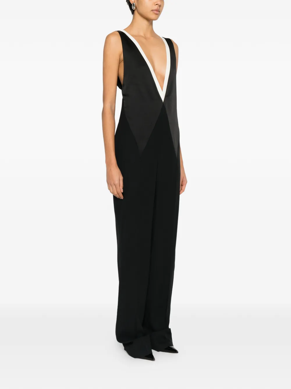  Tom Ford V-neck Jumpsuit - Black 