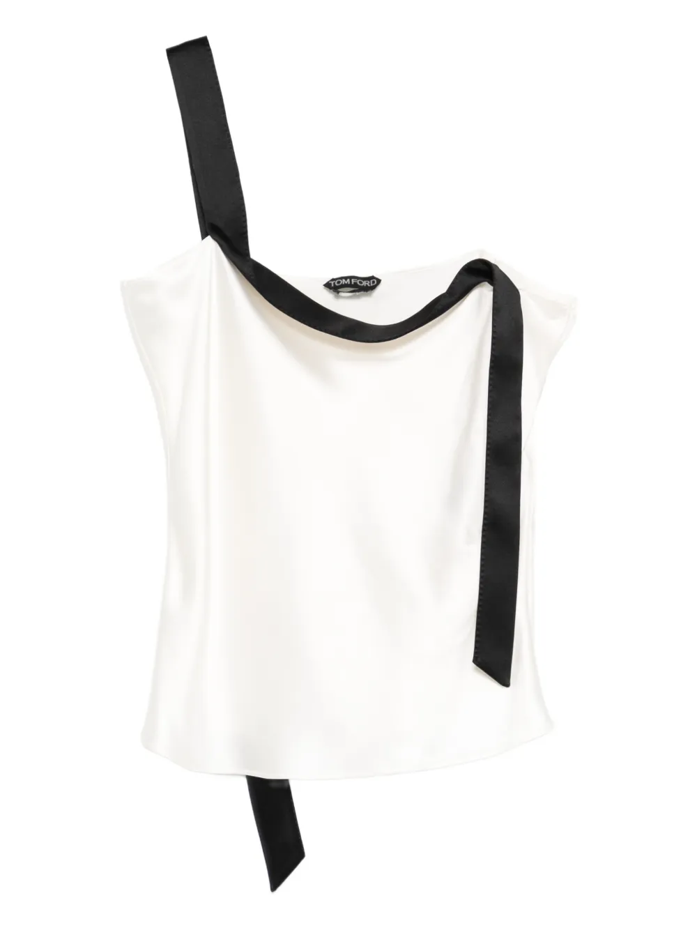 TOM FORD bow-detail top - Bianco