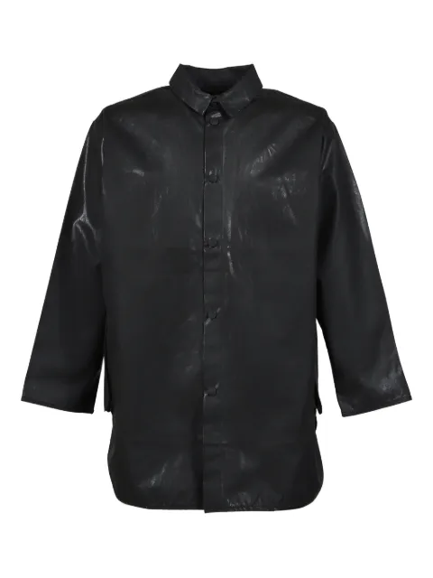 PORTER CLASSIC veste en laine boutonnée