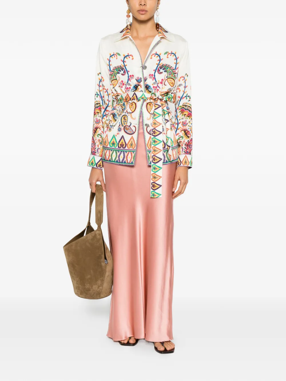 ETRO Jack met paisley-print Beige