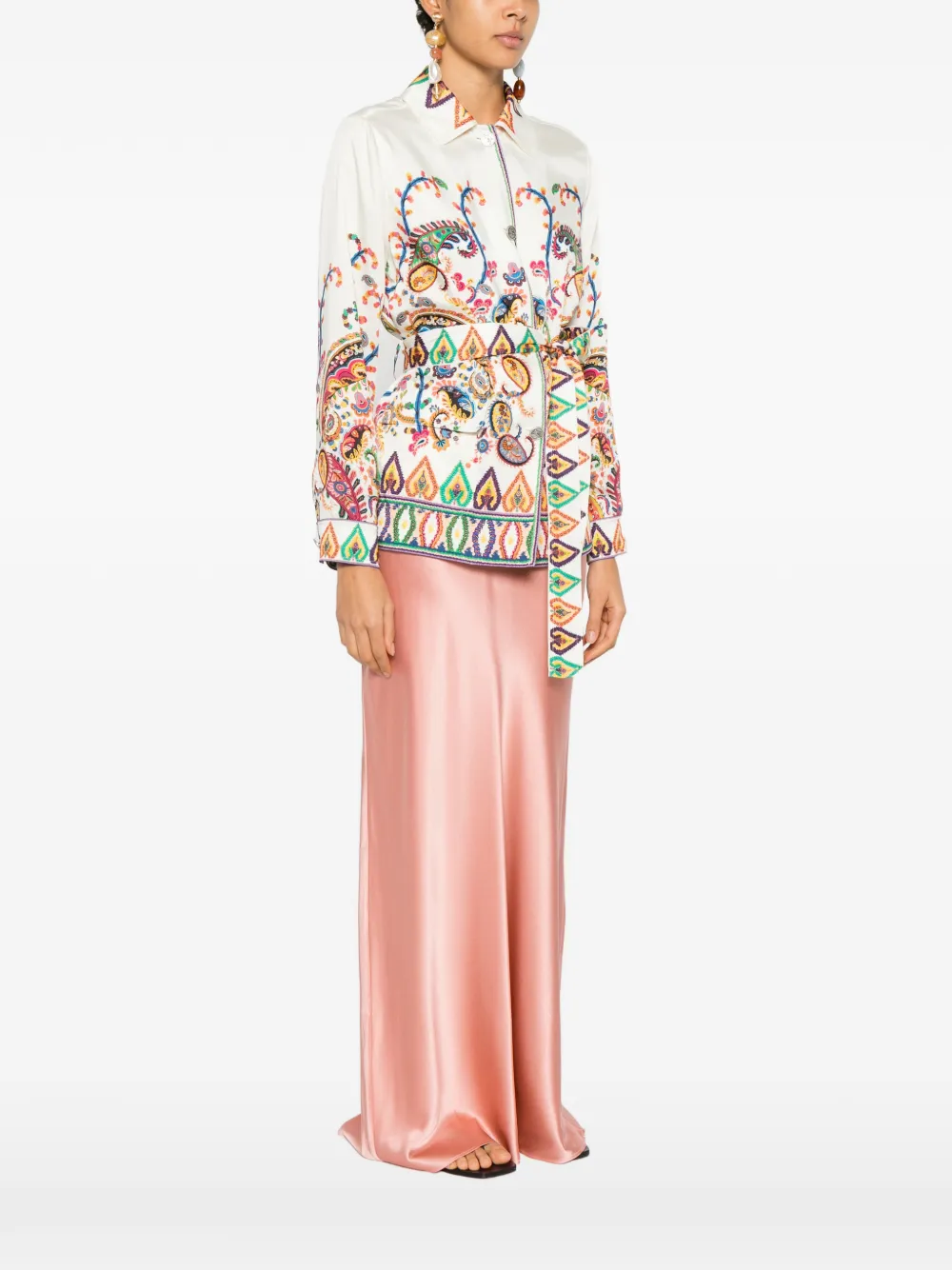 ETRO Jack met paisley-print Beige