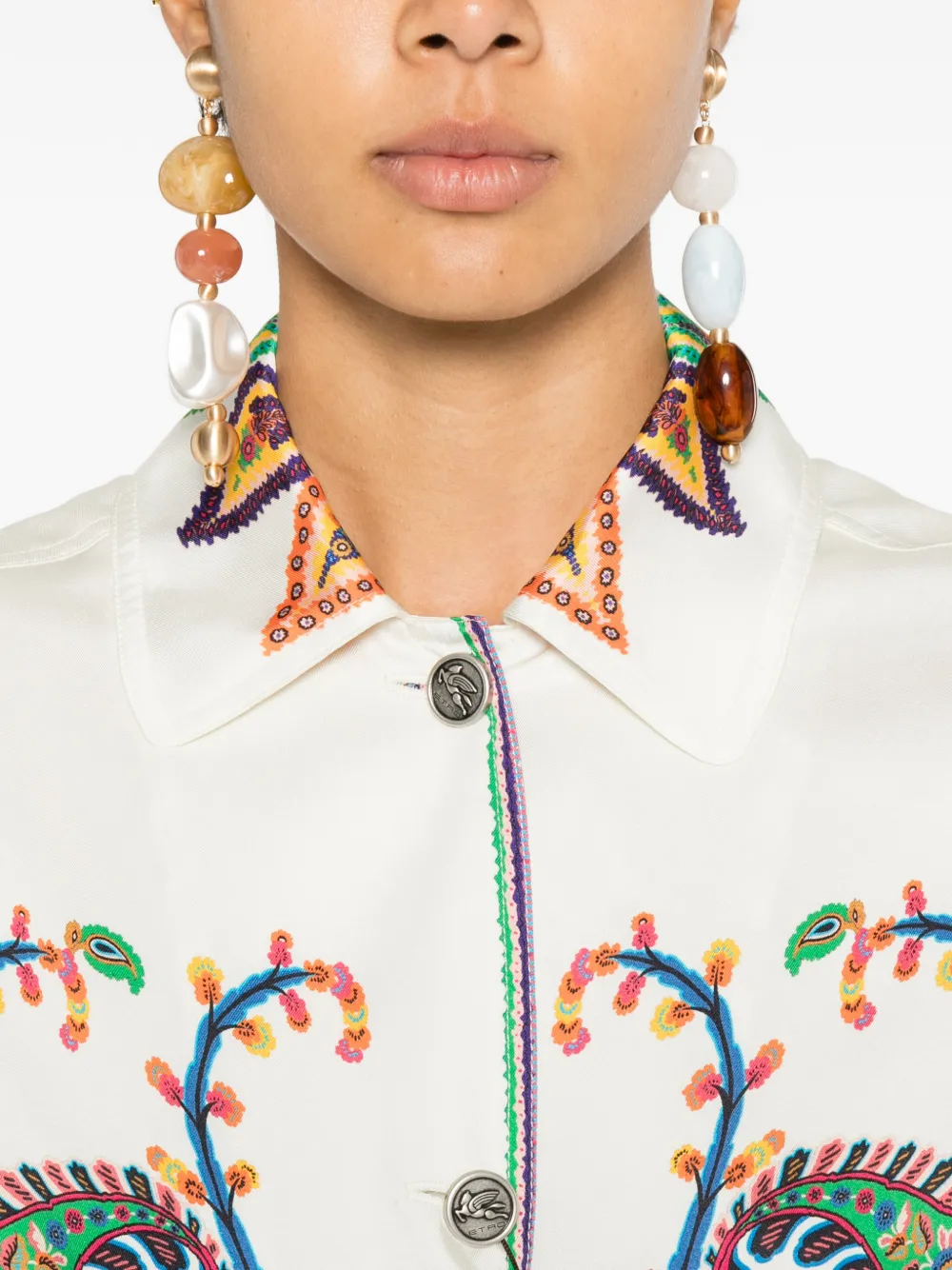 ETRO Jack met paisley-print Beige