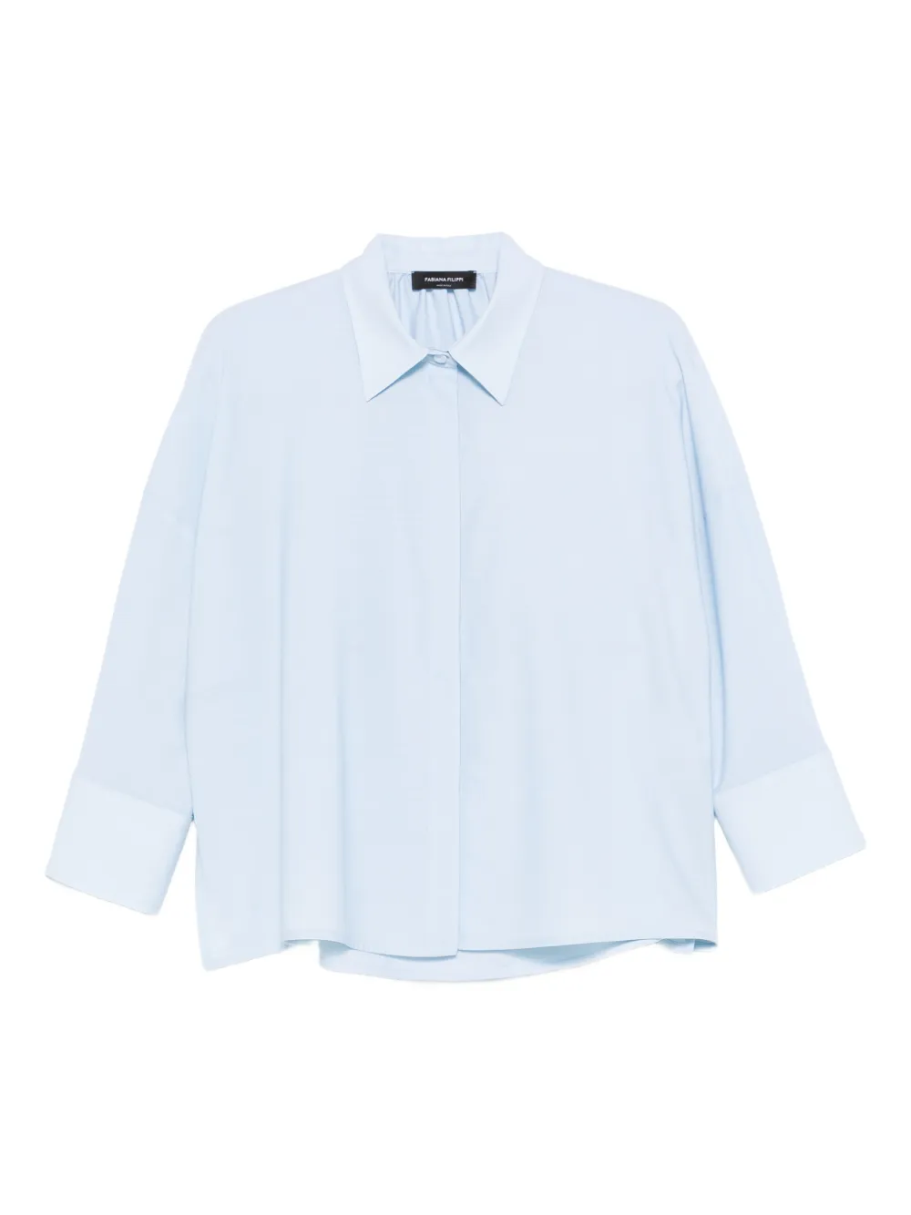 Fabiana Filippi collared shirt - Blu
