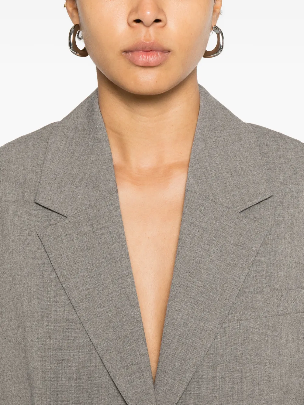 By Malene Birger Liva blazer met knopen Grijs