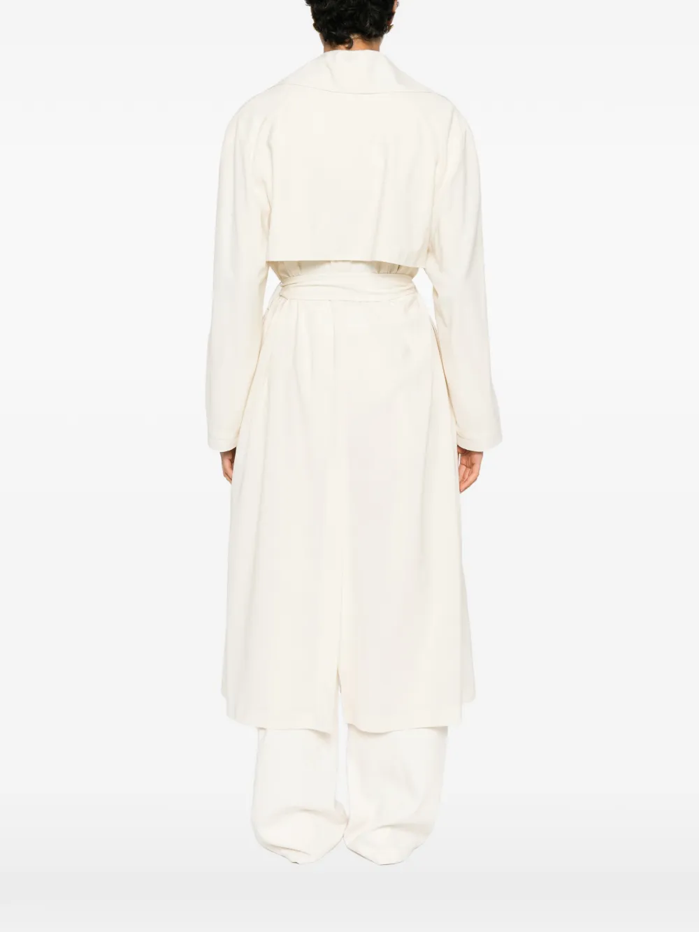Fabiana Filippi Trenchcoat met ceintuur Beige