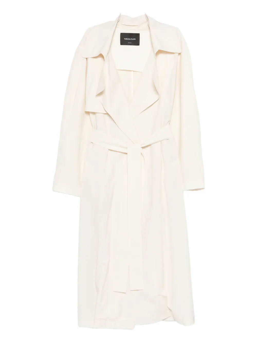 Fabiana Filippi belted trench coat - Nude