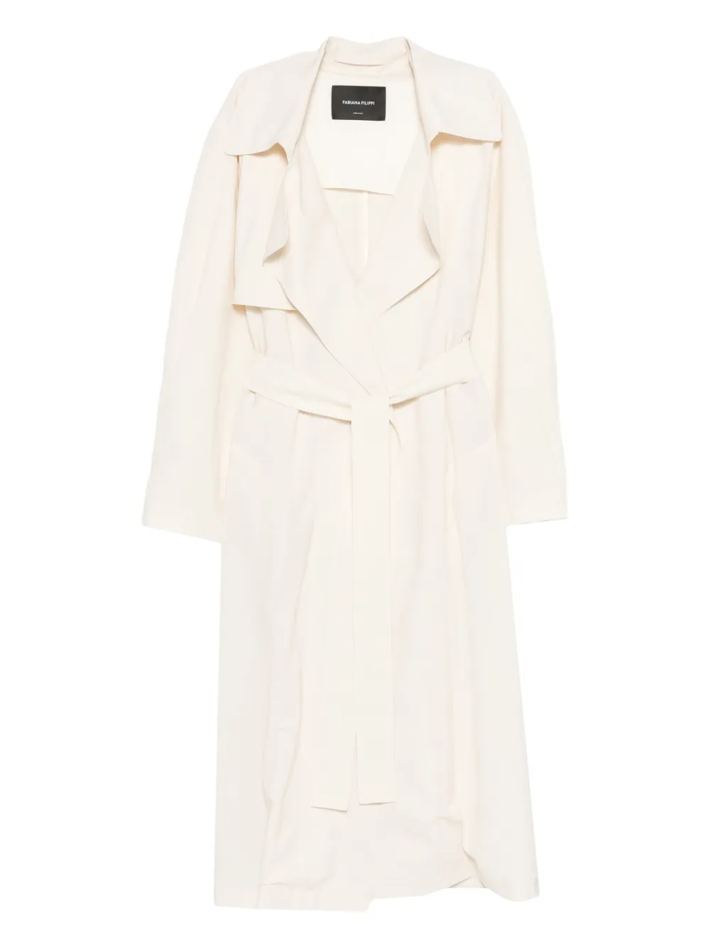 Fabiana Filippi belted trench coat - Toni neutri
