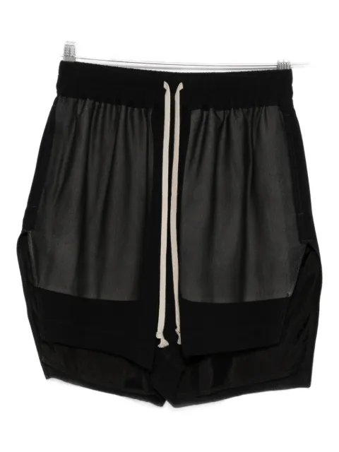Rick Owens drawstring panelled shorts