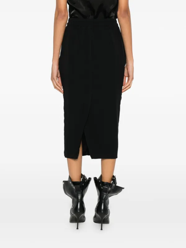 Rick Owens DRKSHDW ドローストリングコクーンスカート　S Rick Owens ドローストリング スカート | ブラック | FARFETCH JP