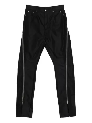 Rick Owens Temple Bauhaus zip-detail Trousers | Black | FARFETCH