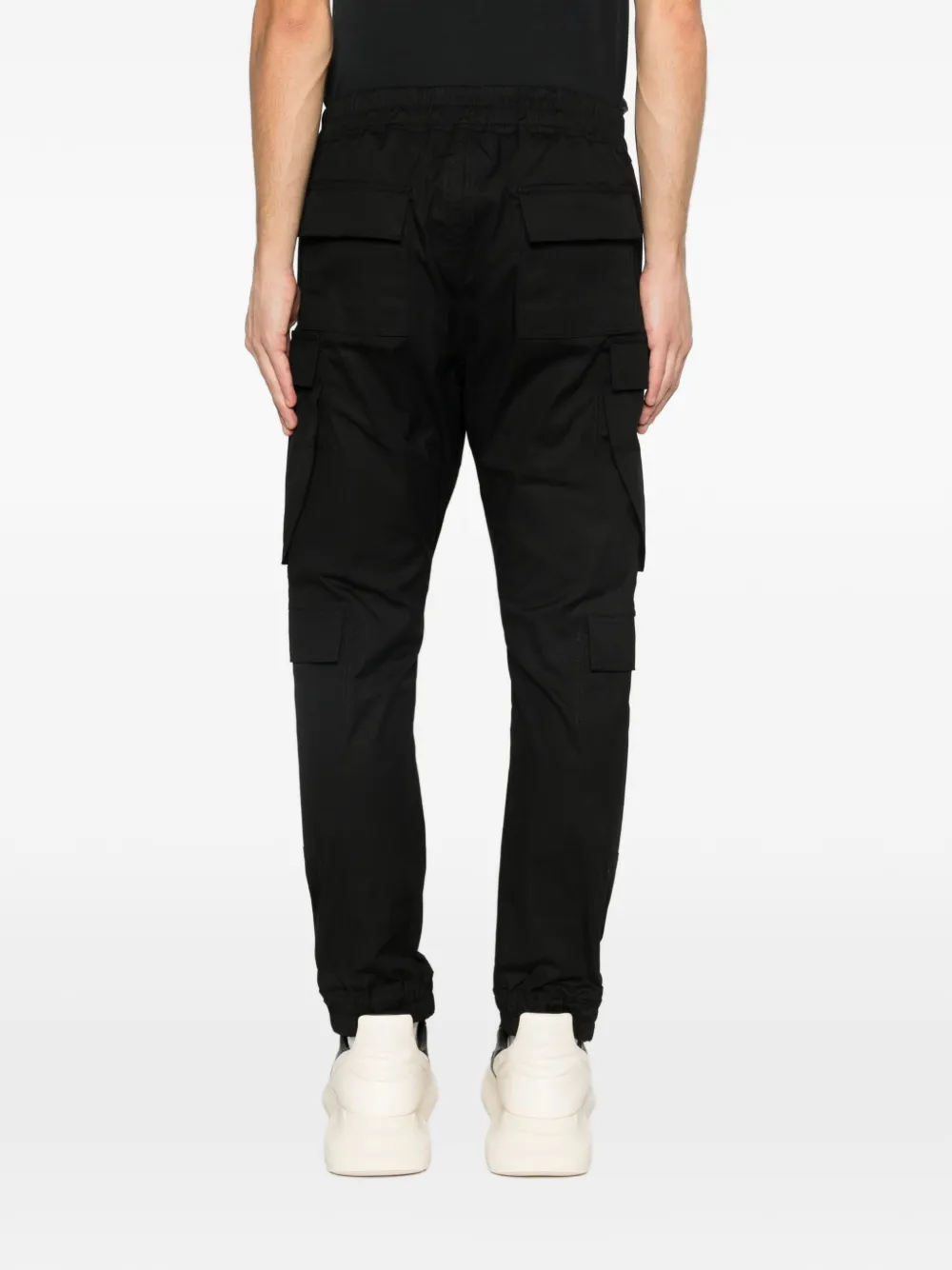 Rick Owens Mastodon cargo broek met trekkoord Zwart