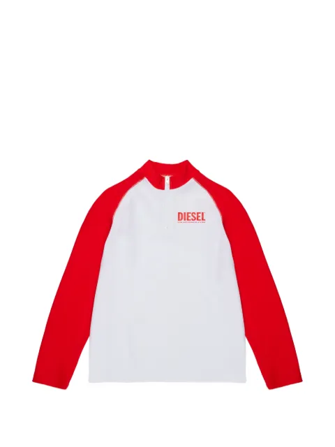 Diesel Kids T-shirt med lynlåslukning