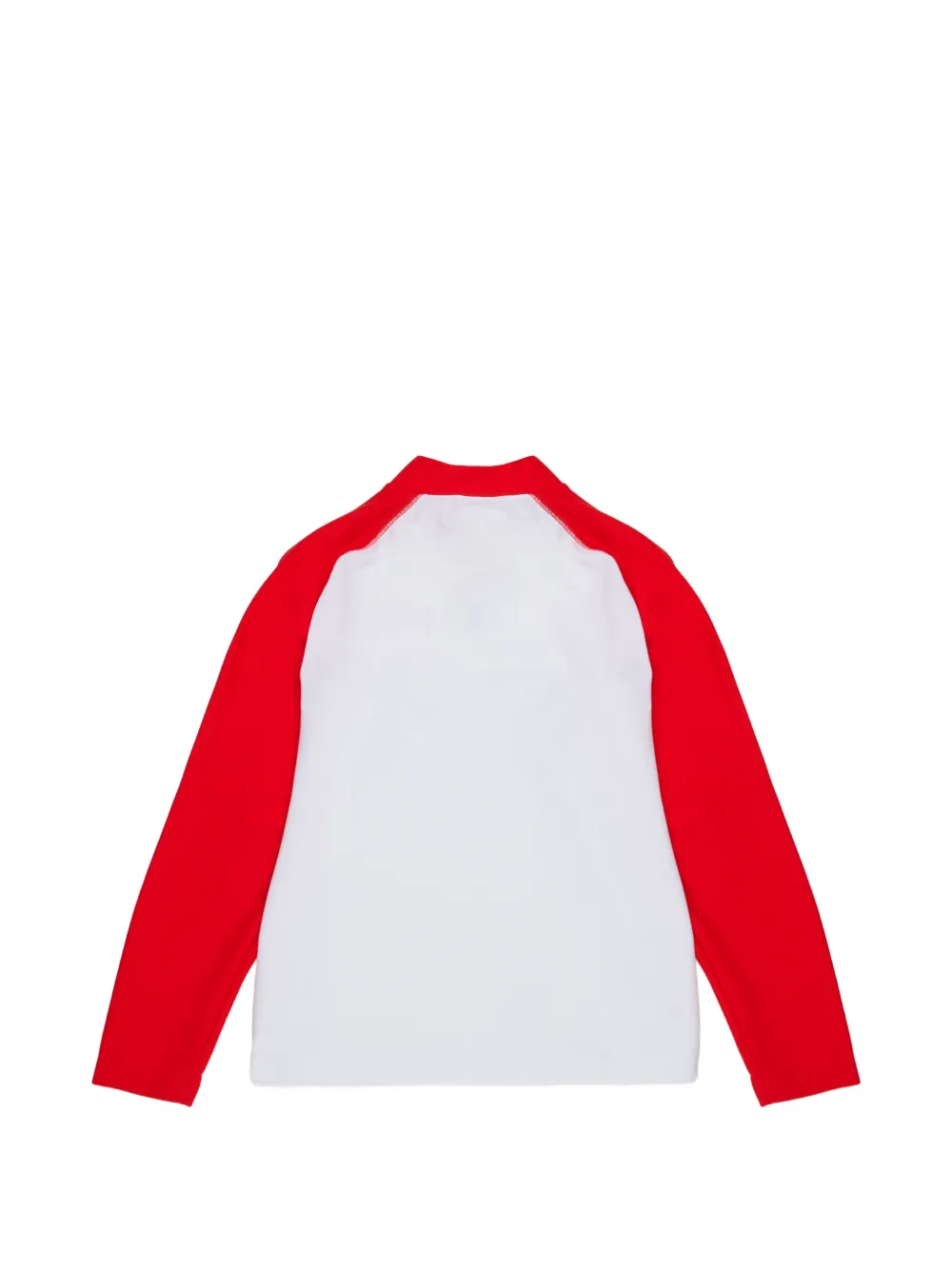 Diesel Kids T-shirt met ritssluiting Wit