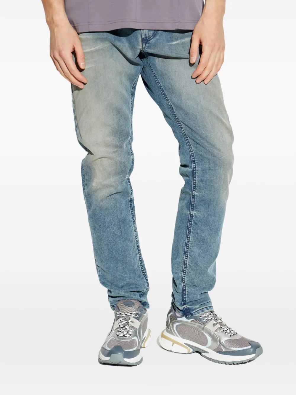 Diesel 2032 D-Krooley-B 068ue jeans met trekkoord Blauw