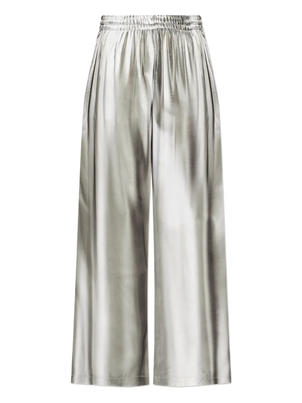 Diesel elasticated wide-leg trousers - Grigio