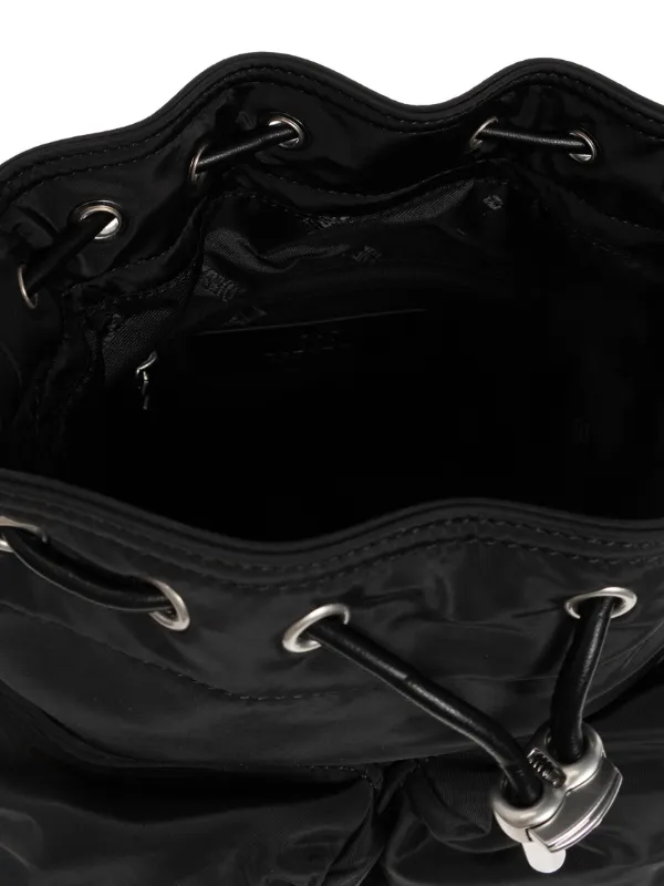 Diesel Multi-Pkts drawstring-closure Bucket Bag | Black | FARFETCH UK