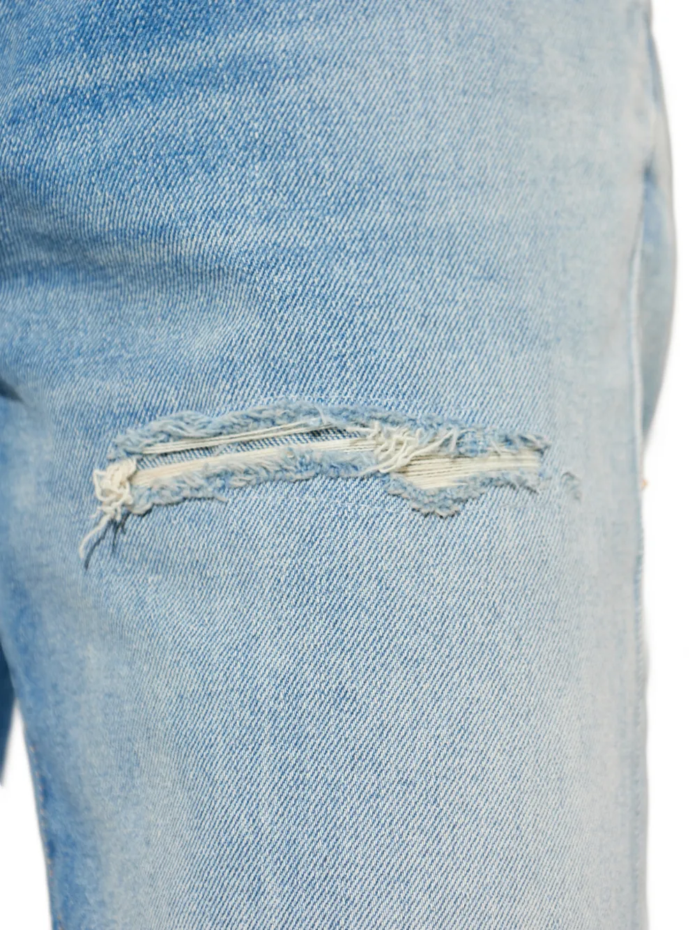 Diesel 2019 D-Strukt jeans met gerafeld effect Blauw