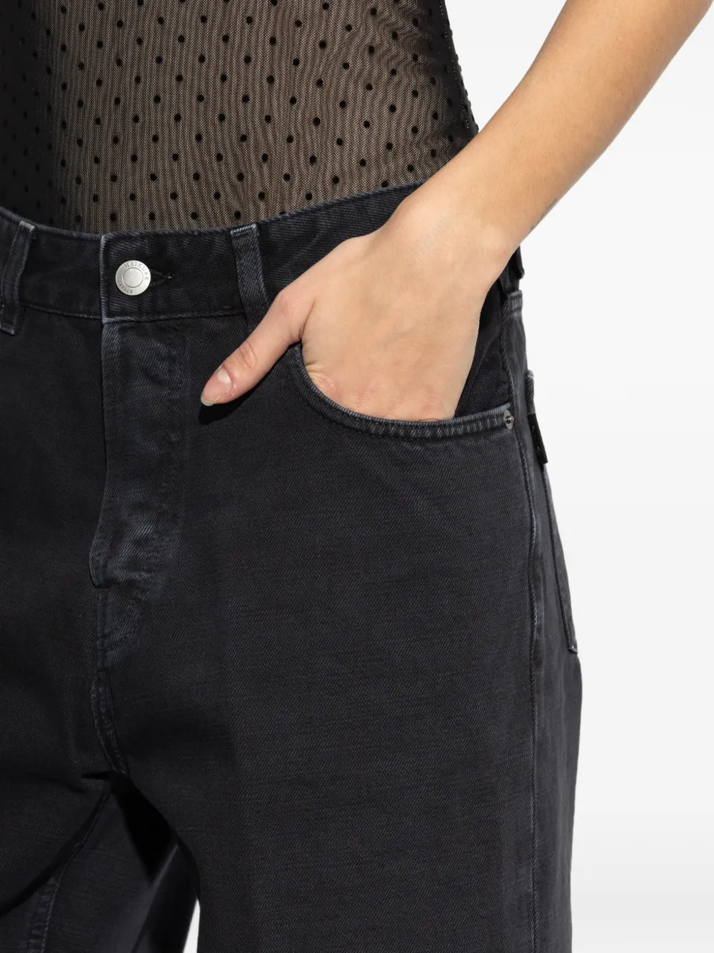 Haikure Betty jeans met knopen Zwart