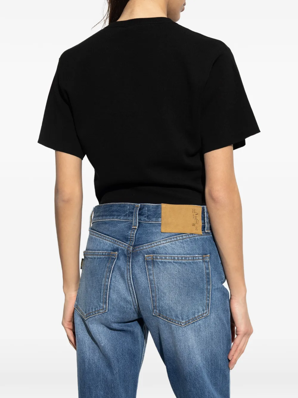 Haikure Talya T-shirt met korte mouwen Zwart
