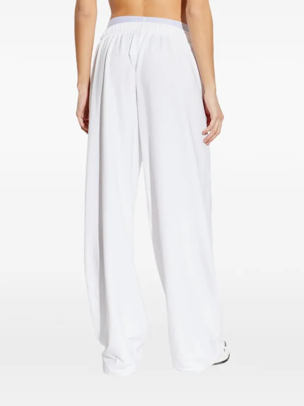 Diesel Leslie-D-Pop Drawstring Waistband Track Pants | White