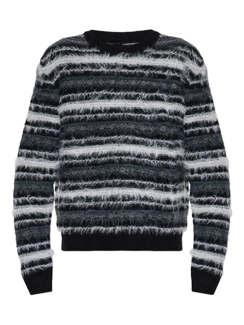 SAMSOE SAMSOE Safinnley crew-neck striped sweater - Nero