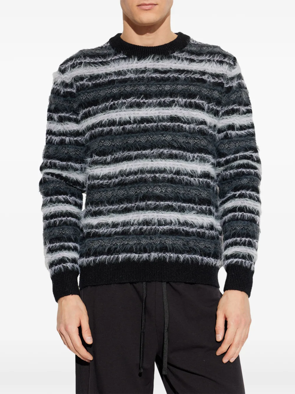  Samsoe Samsoe Safinnley Crew-neck Striped Sweater - Black 