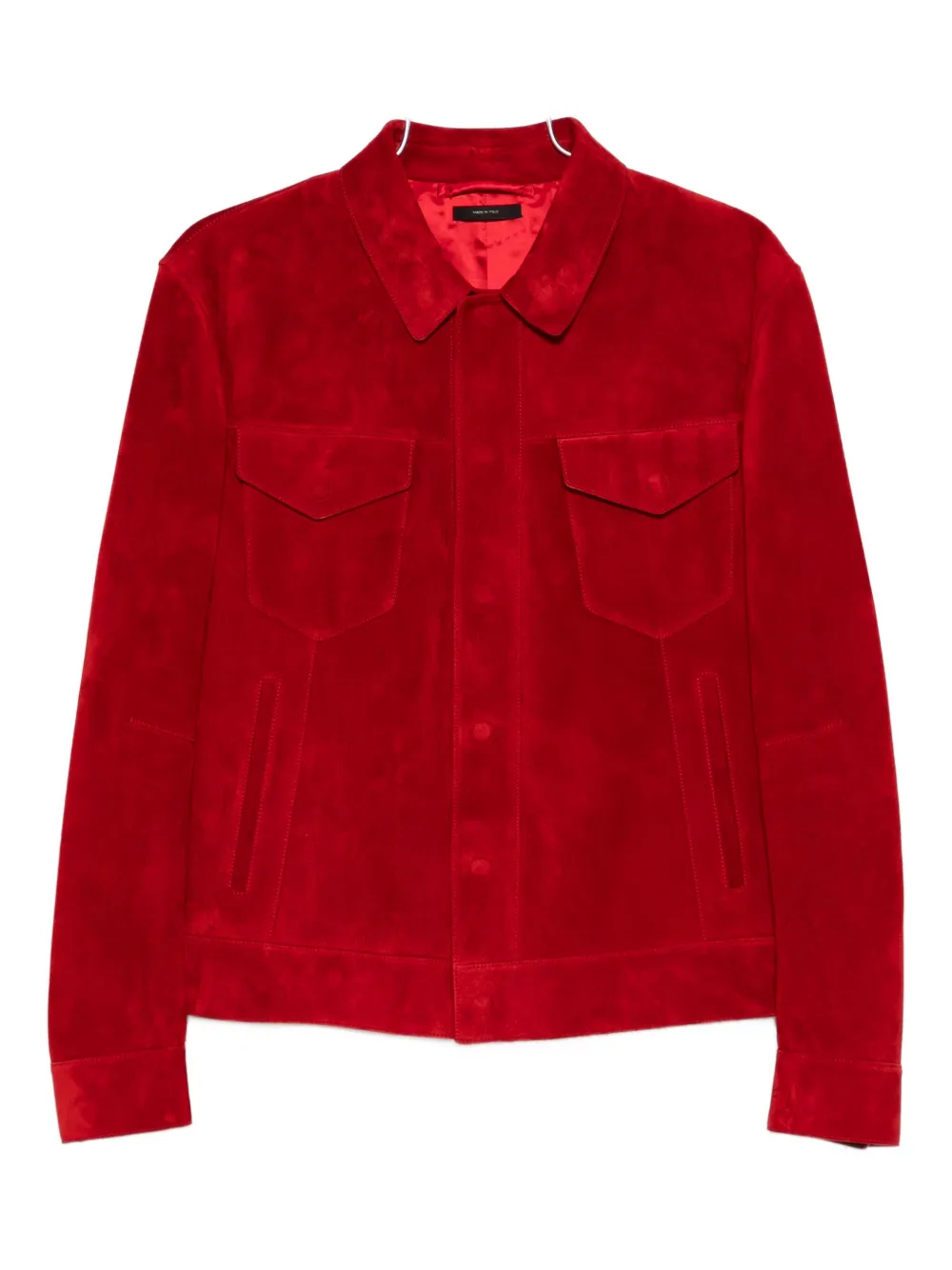 TOM FORD patch-pocket jacket - Rosso