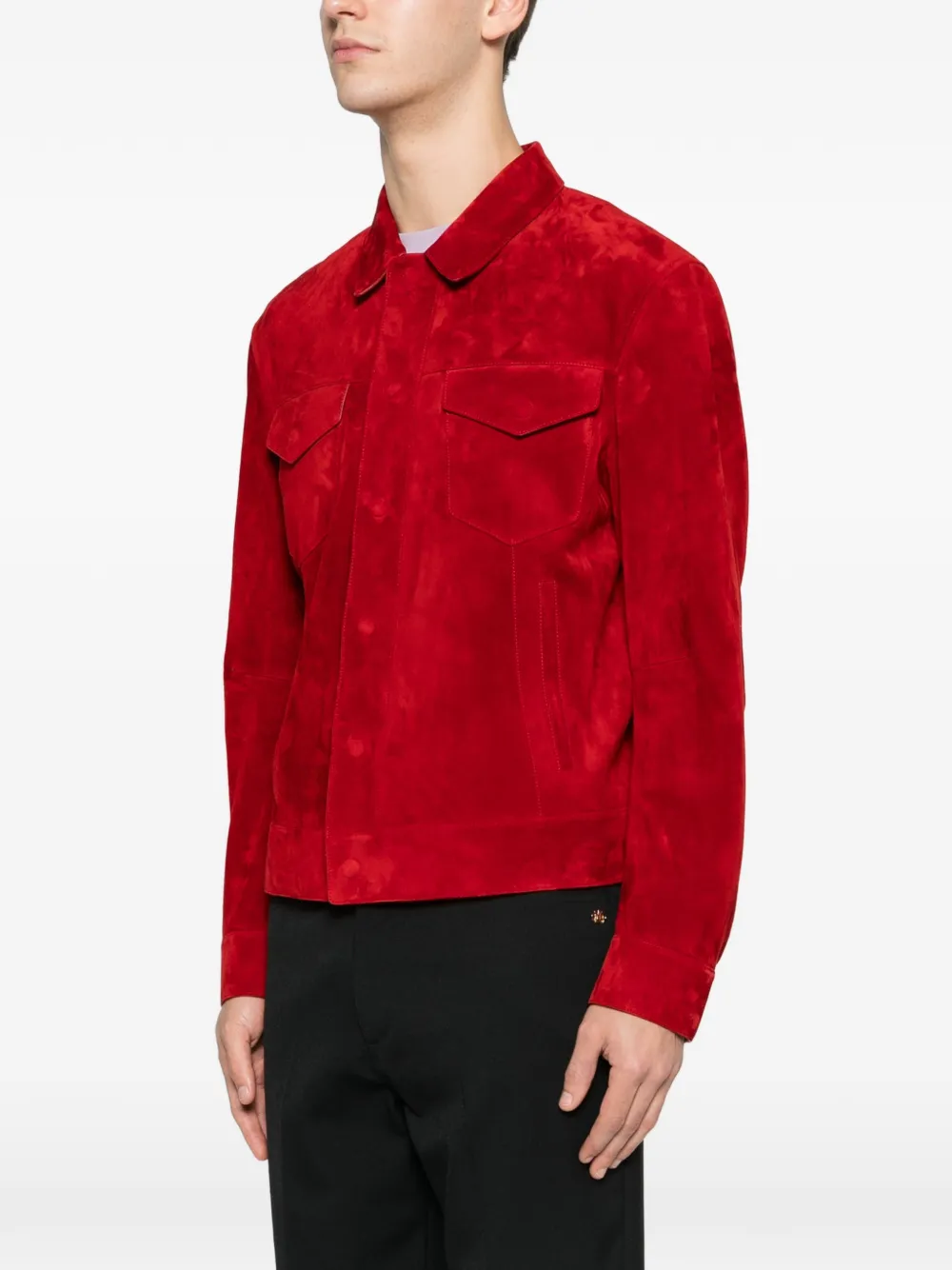  Tom Ford Western Patch-pocket Jacket - Red 