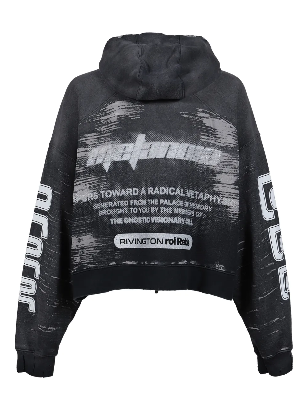RRR123 hoodie con motivo gráfico y cierre | Hoodies | Image 2