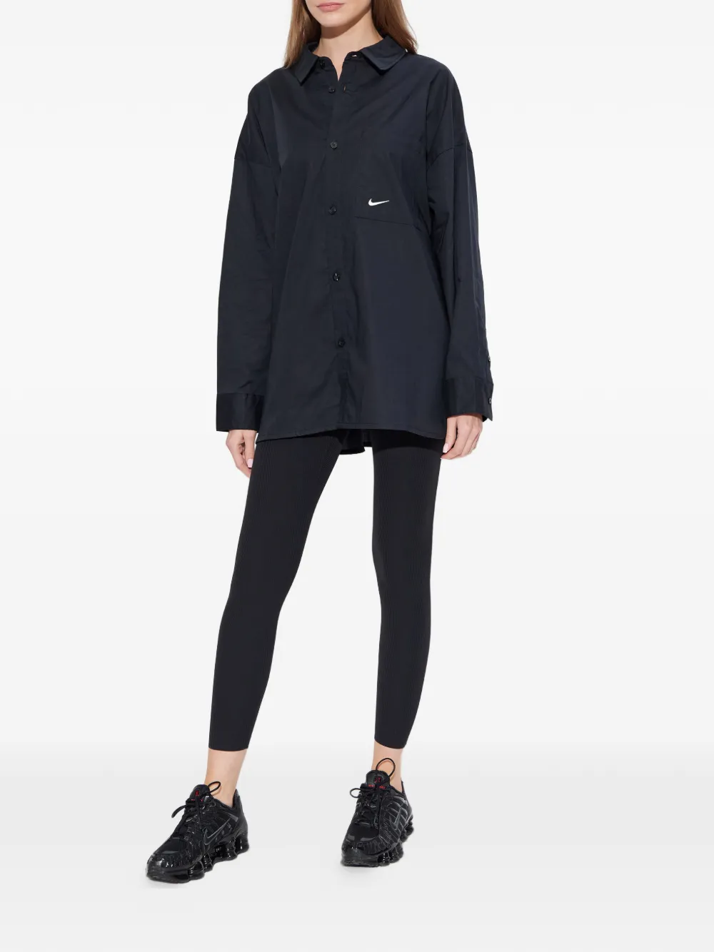 Nike pocket logo shirt - Zwart