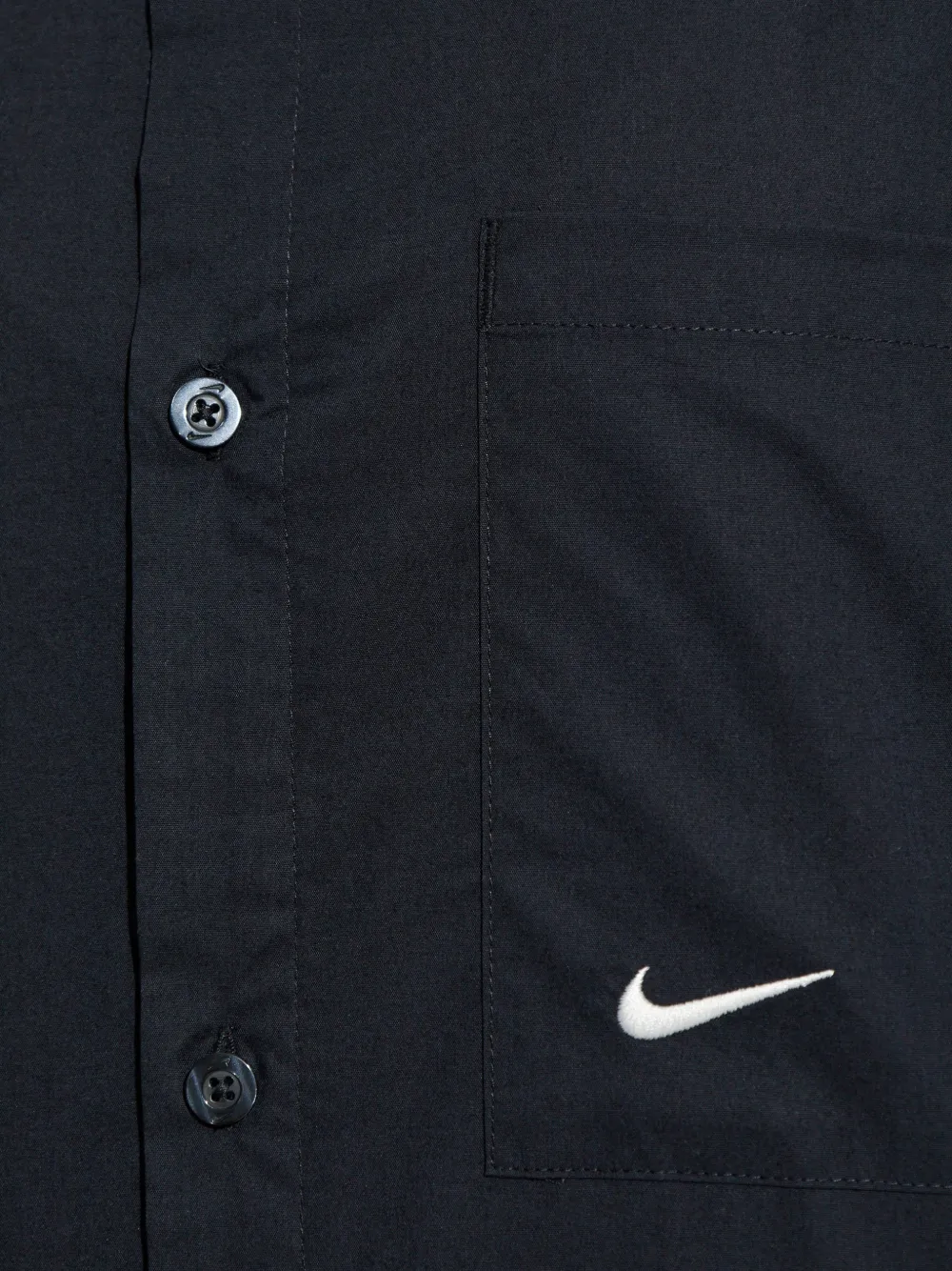 Nike Blouse met logo en zak Zwart