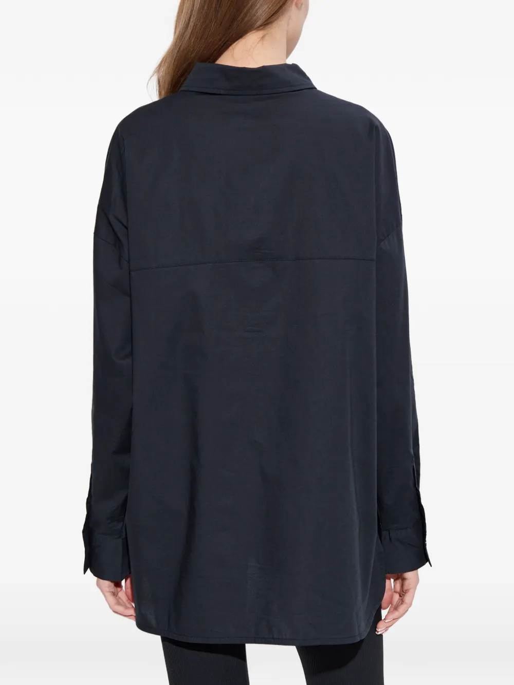 Nike Blouse met logo en zak Zwart