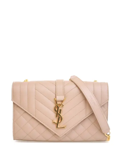 Saint Laurent Pre-Owned 2020 Small Grain De Poudre Triquilt Monogram Envelope Bag crossbody bag