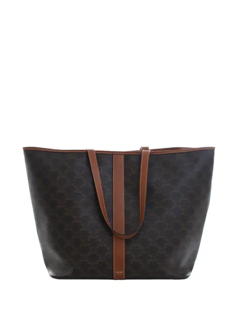 Celine Pre-Owned 2019 Medium Triomphe Coated Canvas Cabas tote bag