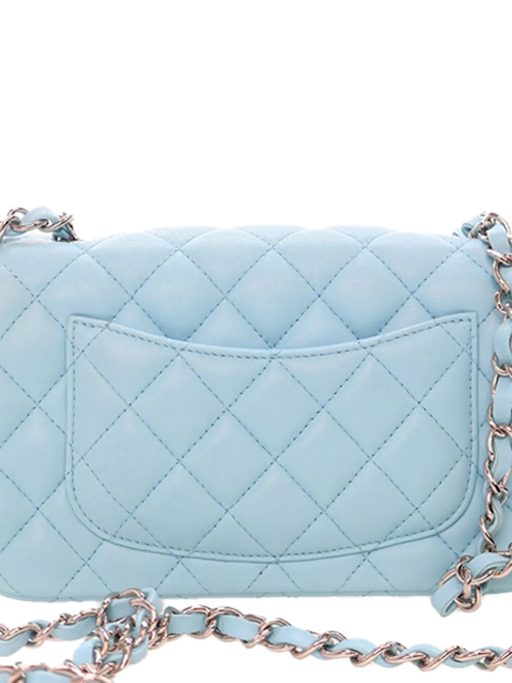 2021 Mini Rectangular Classic Lambskin Single Flap Crossbody Bag