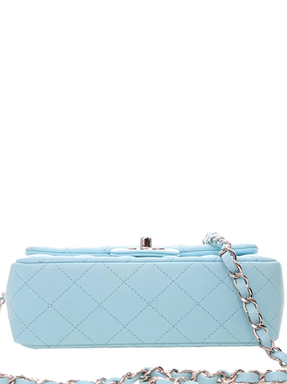2021 Mini Rectangular Classic Lambskin Single Flap Crossbody Bag