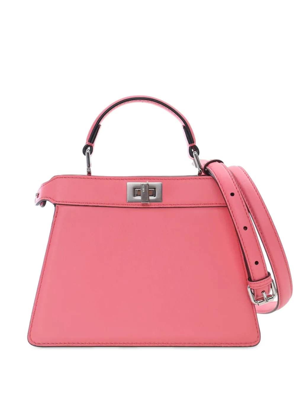 Fendi Pre-Owned 2010-2025 Petite Leather Peekaboo ISeeU satchel - Rosa
