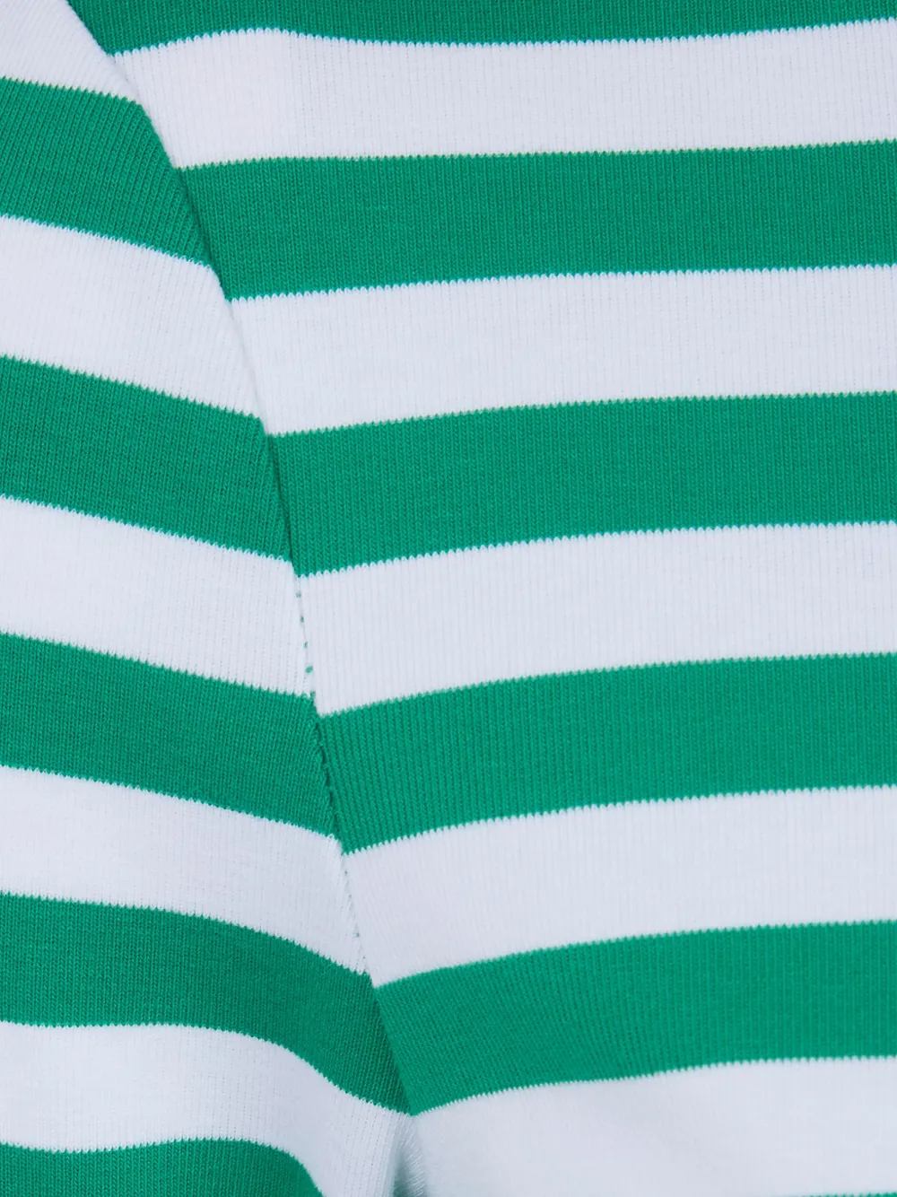 Striped Half-Sleeves Top