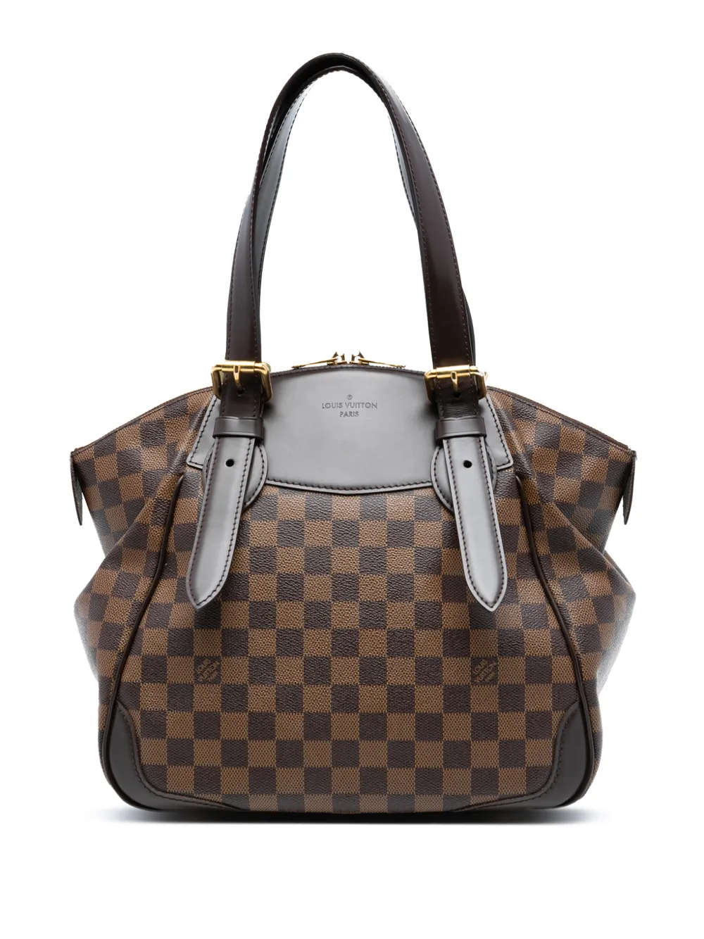 Louis Vuitton Pre-Owned Borsa a spalla Verona MM in tela Damier Ebène 2010 - Marrone
