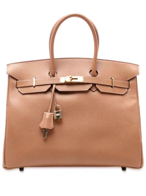 Hermès Pre-Owned 2003 Courchevel Birkin Retourne 35 handbag