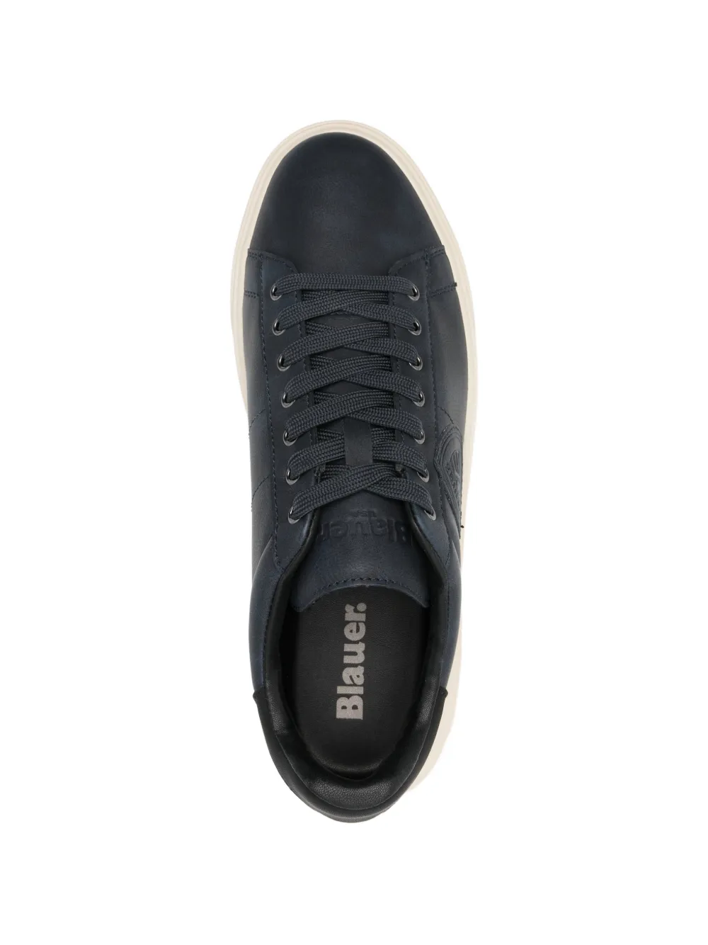 Blauer Buck embossed sneakers Blauw